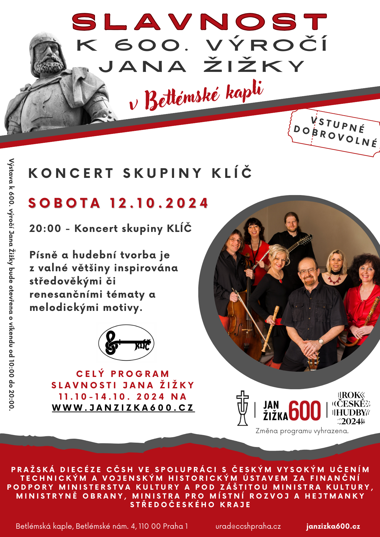 Koncert kapely KLÍČ